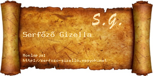 Serfőző Gizella névjegykártya